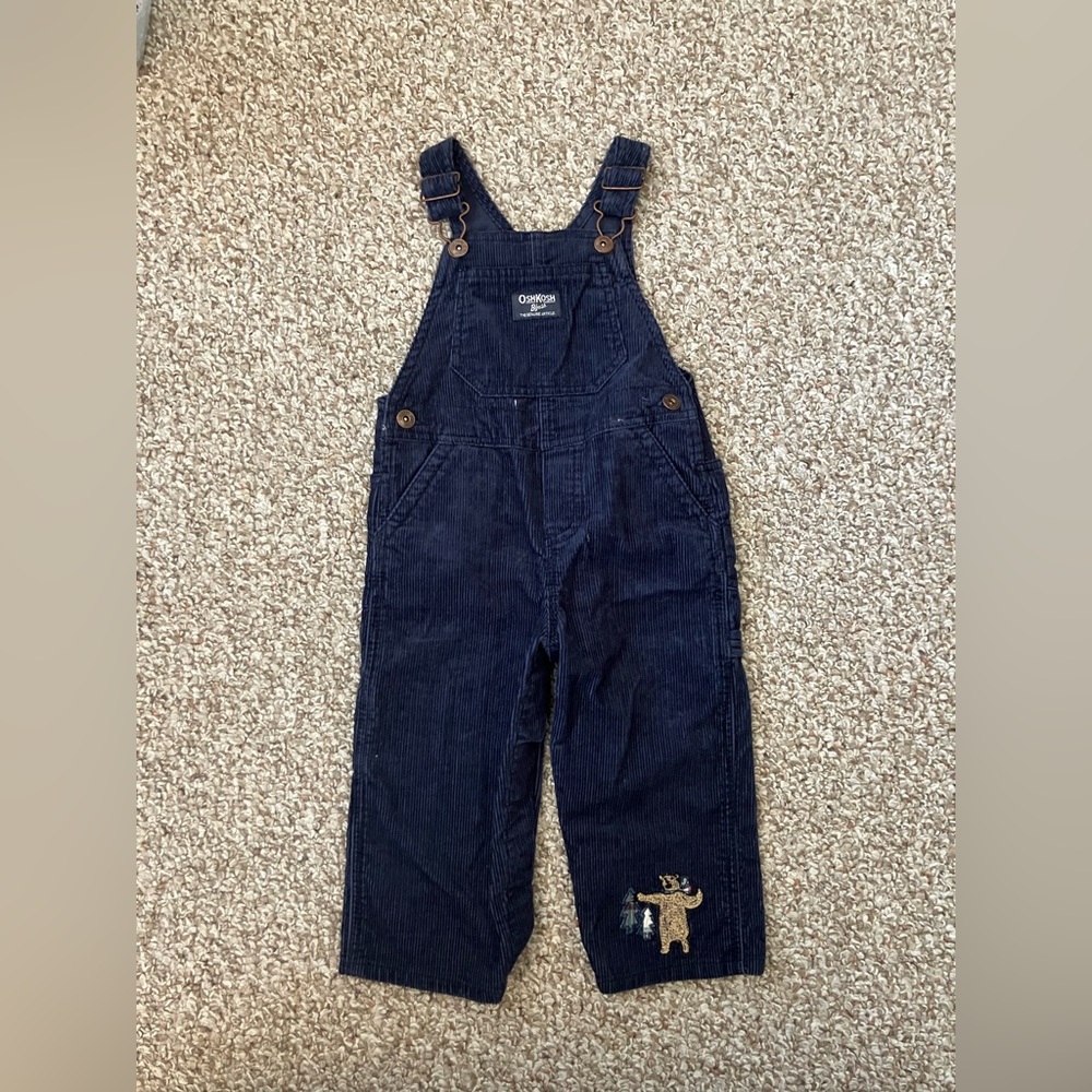Boys 18m winter corduroy overalls